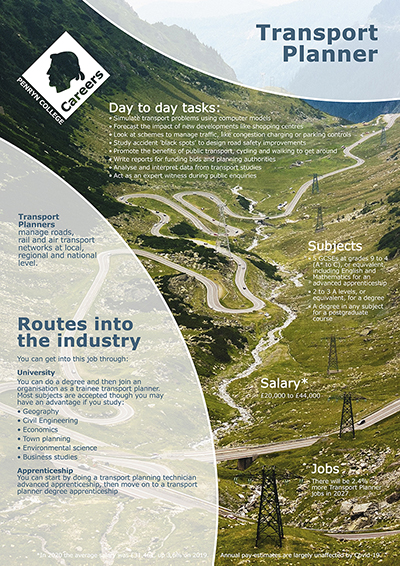 Transport Planner job poster